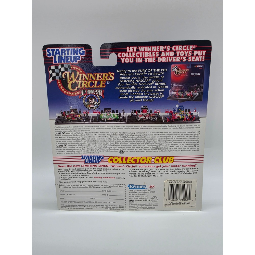 1998 Starting Lineup Winners Circle Rusty Wallace Series II Action Figure NASCAR - Picture 10 of 12